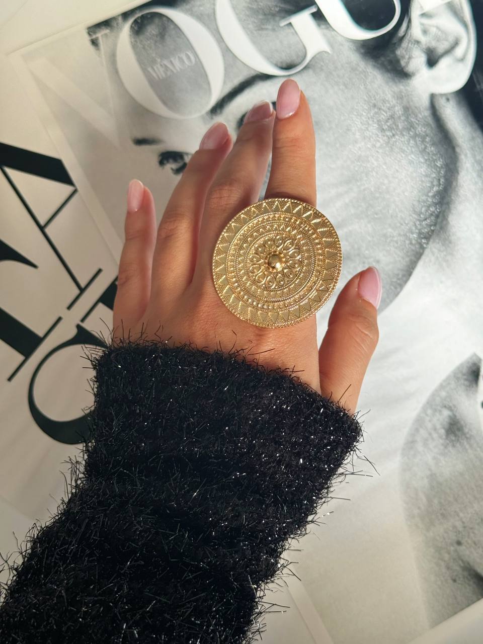 انگشتر ورشو زنانه گرد فشن مینیمال دخترانه